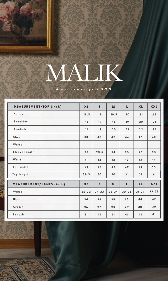 Malik Baju Melayu in Dark green